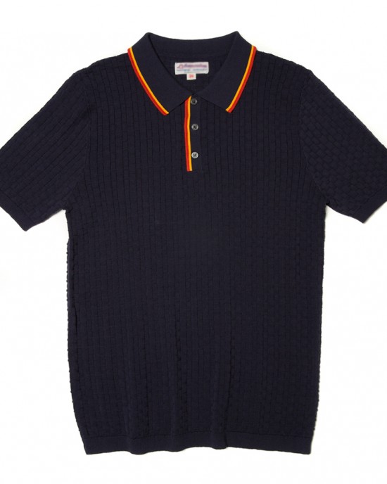 Men's black casual polo shirt HE1607-04-03 Men's black casual polo shirt HE1607-04-03